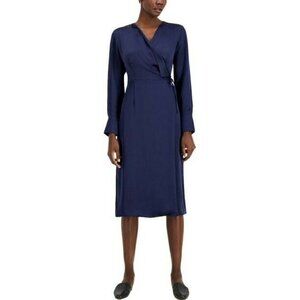 Alfani Wrap Modern Icon Long sleeves Dress. Size 12. New With Tags $99